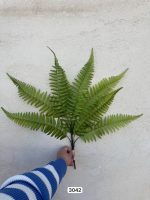 بوته سرخس لمسی وارداتی 8 برگ