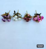 بوته پیونی و شکوفه ۷ بازو (پک 12تایی )