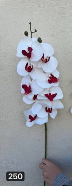 شاخه ارکیده ۹ گل لمسی