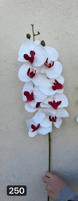 شاخه ارکیده ۹ گل لمسی
