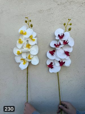 شاخه ارکیده ۷ گل لمسی