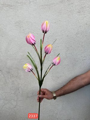 شاخه لاله آناناسی ۵ گل (پک 12تایی )