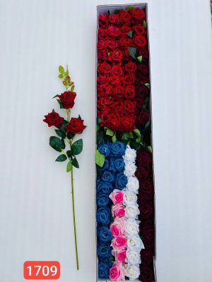 شاخه رز وارداتی ۳ گل (جعبه 24تایی )