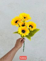 شاخه آفتابگردان ۵ گل