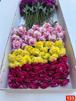 شاخه رز لب کنگره‌ای سایز ۱  (جعبه 168 تایی )