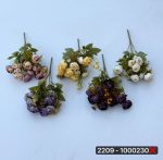 گل نسترن فندقی ۵ بازو (پک 12 عددی)