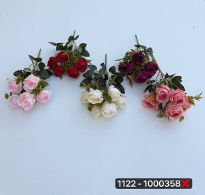 بوته رز مینیاتوری ۶ گل( پک 12 عددی)