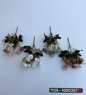 رز مینیاتوری سوخته شکوفه پفکی (پک 12عددی)