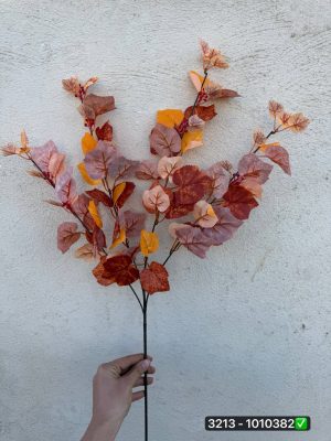 شاخه برگ مو رنگی 4 بازو