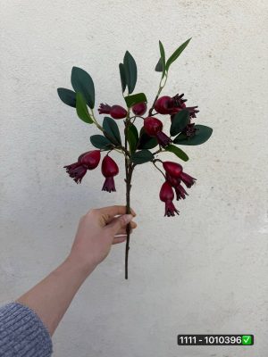 شاخه انار برگ لمسی ۴ بازو