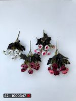 گل بوته نسترن مینیاتوری ۵ بازو (پک ۱۲تایی)