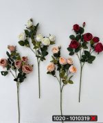 شاخه رز ۶گل (پک 12تایی )