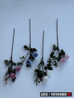 شاخه گل رز 2گل و 2 غنچه ( پک 10عددی )
