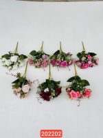 بوته رز و غنچه مینیاتوری 10گل(پک ۱۲تایی)