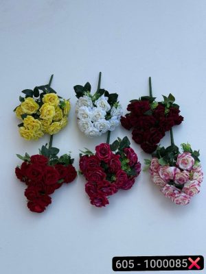 بوته مخمل رز 15 گل (پک 6 تایی)