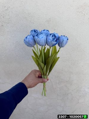 دسته لاله برفی 7 گل خارجی