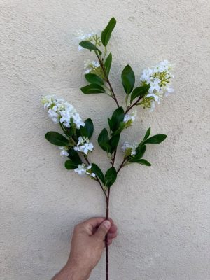 شاخه گل یاس برگدار 4 بازو